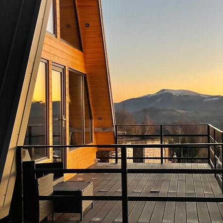 Vila Cez A-Frame Petroşani Exteriér fotografie