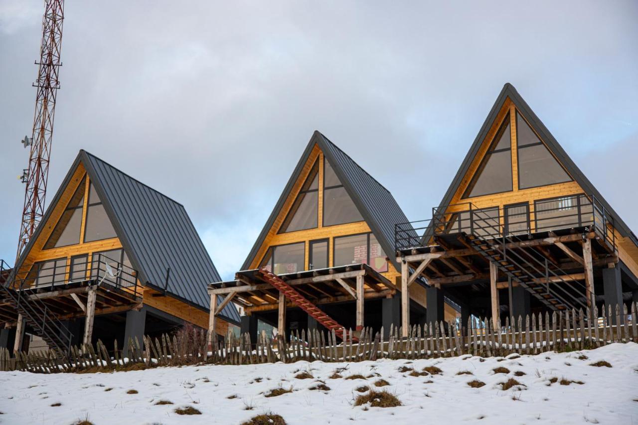 Vila Cez A-Frame Petroşani Exteriér fotografie